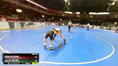 125 lbs Cons. Round 3 - Leon McClerin, Thorobred Wrestling Club vs Julian Holmes, Show Low Jr High School