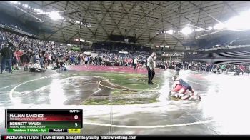 98 lbs Semifinal - Malikai Sanchez, Prosser Wrestling Academy vs Bennett Walsh, Ascend Wrestling Academy