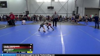 64 lbs Round 4 (8 Team) - Caleb Tsikerdanos, Warhawks Black vs Dino Neglia, Team Gotcha