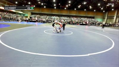 115 lbs Round Of 32 - Daisy Infante, Galileo Academy Of Science And Technology vs Lilly Forrett, Layton