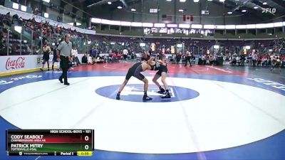 101 lbs Cons. Round 4 - Cody Seabolt, Chambersburg Area Hs vs Patrick Mitry, Tottenville-PSAL