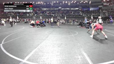 128 lbs Consi Of 8 #1 - Ryan Sherrow, Apex vs Max Foley, Rhino Wrestling