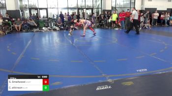 125 lbs Semifinal - Skyler Smallwood, UNATTACHED vs Caiden Atkinson, Climmons Trained/AWC