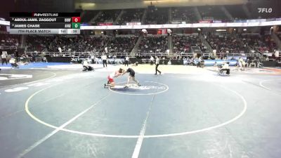 II-131 lbs 7th Place Match - James Chase, Avon-Geneseo vs Abdul-Jamil Zaggout, Unatego-Unadilla Valley Franklin