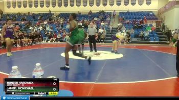 190 lbs Semis & 3rd Wb (16 Team) - Jameel McMichael, Eastside Hs vs Hunter Hardwick, Jones County