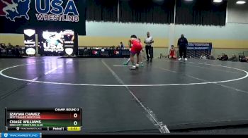 119 lbs Champ. Round 3 - Izayiah Chavez, Best Trained Wrestling vs Chase Williams, Iowa City Wrestling Club