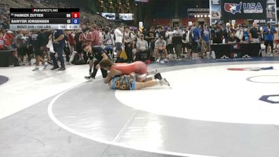 150 lbs Champ. Rd Of 128 - Parker Zutter, Minnesota vs Sawyer Jorgensen, Kansas