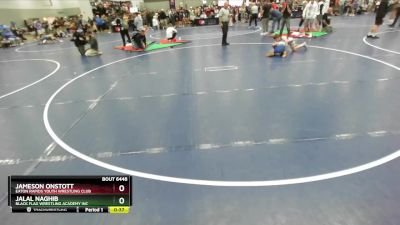 105 lbs Champ. Round 3 - Jameson Onstott, Eaton Rapids Youth Wrestling Club vs Jalal Naghib, Black Flag Wrestling Academy Inc