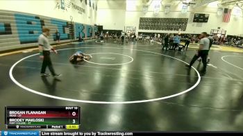 106 lbs Placement - Rodrigo Valdez-Ruiz, Broomfield vs Cooper Rickart, Fossil Ridge