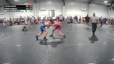 155 lbs Round 1 (6 Team) - Ryder Chumley, Level Up Wrestling Club vs Colton Saxon, Backyard Bullies Wrestling Club