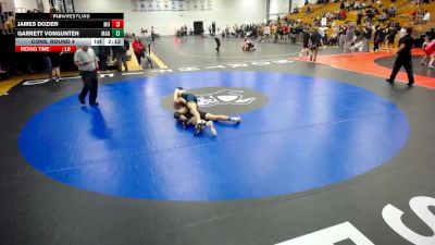 165 lbs Cons. Round 4 - Garrett VonGunten, Manchester vs James Dozier, Marian