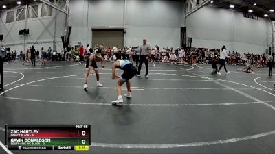 106 lbs Round 7 (8 Team) - Zac Hartley, Impact Black vs Gavin Donaldson, South Side WC Black