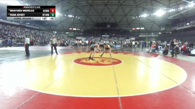 Boys 3A 120 lbs Cons. Round 7 - Kian Athey, Mountain View vs Brayden Medelez, Hermiston