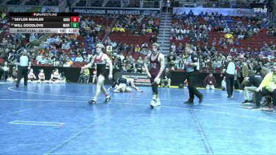 2A-157 lbs Champ. Round 2 - Will Goodlove, Mount Vernon vs Taylor Mahler, Hampton-Dumont-CAL