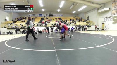 190 lbs 3rd Place - Shantee Suke, Mcloud HS Girls vs Keiannah Curtis, Fayetteville Girls HS