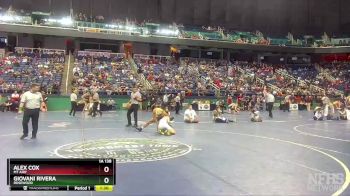 1A 138 lbs Quarterfinal - Giovani Rivera, Rosewood vs Alex Cox, Mt Airy