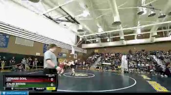 220 lbs Quarterfinal - Leonard Dohl, Elko vs Caleb Brown, Boulder City