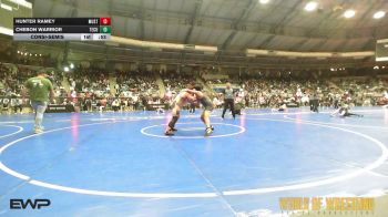 Consolation - Hunter Ramey, Mustang Bronco Wrestling Club vs Chebon Warrior, Tecumseh Youth Wrestling