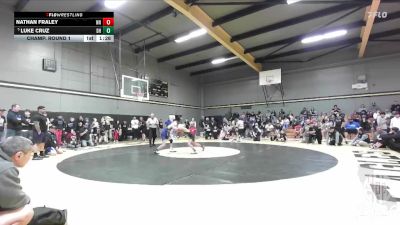 83 lbs Champ. Round 1 - Luke Cruz, Dark Horse vs Nathan Fraley, NorCal Nomads