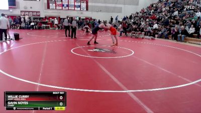 285 lbs Cons. Round 5 - Willie Curry, Saint James Area vs Gavin Noyes, Canby