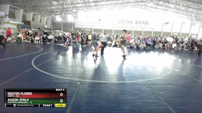 187 lbs Round 3 (4 Team) - Dexter Flores, INWTC vs Kason Ayala, Western Nebraska