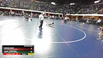 70 lbs Quarterfinal - Logan Gass, Moen Wrestling Academy vs Mark Crimmins, Sebolt Wrestling Academy