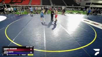 145 lbs Champ. Round 2 - Derek Grabher, Idaho vs Jhmai Boyd, Nevada