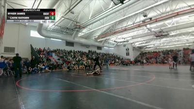 58-69 lbs Round 1 - Cavin Rathjen, Sheridan Junior High School vs Ryker James, Rocky Mountain Middle School