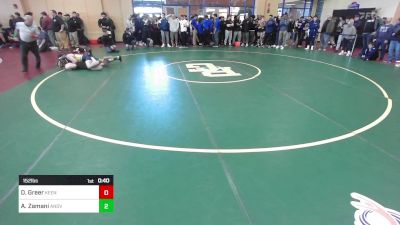 152 lbs Round Of 64 - Damon Greer, Keene vs Amir Zamani, Andover