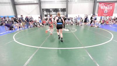 53 kg Rr Rnd 1 - Iris Reitz, PA West Black vs Raegan Milheim, Mat Assassins Girls