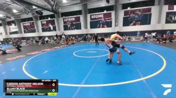 165 lbs Semifinal - Caedon Anthony Nelson, Rockwall Training Center vs Elijah Black, Bordertown Brawlers Wrestling Club