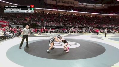115 lbs Cons. Semis - GG Dominish, Perry vs Camryn Gresham, Lak. East