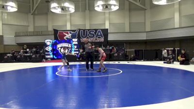 10U Boys - 63 lbs Semis - Bobby Miller, Simmons Academy Of Wrestling vs Max Corrado, The Best Wrestler