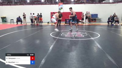 130 kg Final - Hayden Simpson, Cowboy RTC vs Cameron Geuther, Panther Wrestling Club RTC
