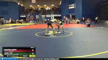 160 lbs Champ. Round 2 - Hunter Andel, James A Garfield vs Zane Cox, Benedictine College Prep