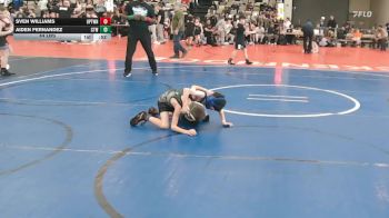 44 lbs Rr Rnd 1 - Sven Williams, Upper Township - K3 vs Aiden Fernandez, Cordoba Trained - K3