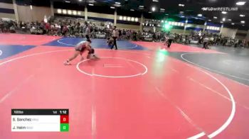 160 lbs Round Of 64 - Steven Sanchez, Bruins Elite vs Jeremy Helm, Rebel WC