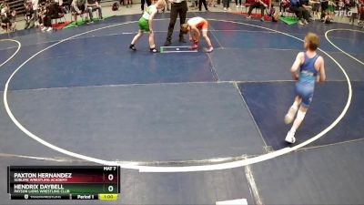 Quarterfinal - Hendrix Daybell, Payson Lions Wrestling Club vs Paxton Hernandez, Sublime Wrestling Academy