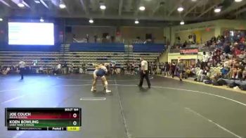 126 lbs Quarterfinal - Joe Couch, Bullis School vs Koen Bowling, Saint Mary`s Ryken