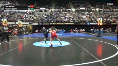 184 lbs Quarterfinal - Ganon Smith, Elizabethtown vs Jack Ryan, SUNY Oneonta