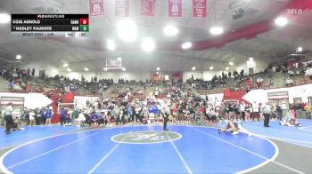 105 lbs Cons. Round 3 - Hadley Faurote, Wawasee vs Coje Arnold, Merrillville Pirates