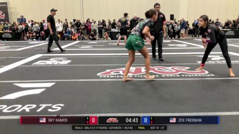 Sky Ramos vs Zoe Freeman 2025 ADCC Orlando Open/Youth Trials