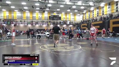 195 lbs Round 1 - Ashton Honnold, Moen Wrestling Academy vs Jeff Scott, Iowa