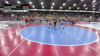 85 lbs Cons. Semi - Jax Sabot, Gorilla Wrestling Club vs Blayden Stirling, Winner Youth Wrestling