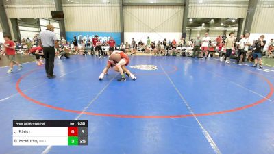 135 lbs Rr Rnd 4 - Jordan Blais, Team Tugman HS vs Brady McMurtry, Bull Trained