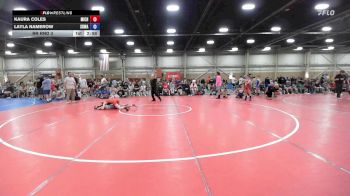 54 kg Rr Rnd 3 - Kaura Coles, Michigan Wrestling Academy - GHSE vs Layla Namerow, South Hills Wrestling Academy - GHSE