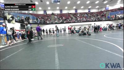 67 lbs Quarterfinal - Alivia Williams, Standfast vs Ruger Elizondo, Blue Devil Wrestling