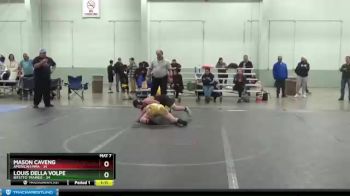 130 lbs Round 3 (8 Team) - Mason Caveng, American MMA vs Louis Della Volpe, Bitetto Trained