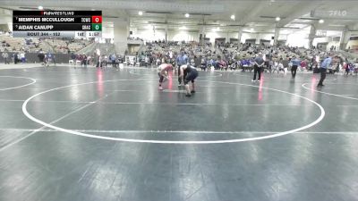 152 lbs Cons. Round 3 - Memphis McCullough, Sumner Co Wrestling Club vs Aidan Canupp, Eagle Talon Wrestling Club
