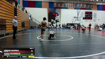 126 lbs Quarterfinal - Jordan Maxfield, Dallas vs Mateo Mazariegos, Roosevelt